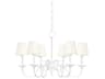 Windsor 6-Light White Plaster Empire Chandelier