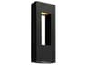 Atlantis Outdoor Wall Lantern Satin Black Modern LED