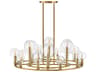 Alchemy 16-Light6-Light Lacquered Brass Glass Globe Chandelier