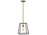 Fulton 1-Light Bronze Brown Geometric Pendant