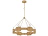 Raffi 1-Light Burnished Gold LED Round Pendant