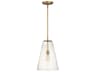 Vance 1-Light Heritage Brass Pendant