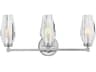 Ana 3-Light Polished Nickel Vanity Light