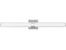 Aiden Brushed Nickel Glass LED Vanity Light