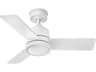 Chet 36 Inch LED Outdoor Ceiling Fan in Matte White