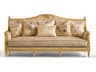 009 Beige Velvet Upholstered Sofa