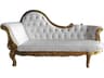 Inf White Upholstered Chaise