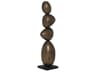 Sienna Classic Walnut Matte Black Sculpture