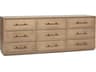 Clement Natural Mahogany Wood Dresser