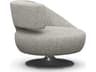 Isabella Swivel Gray Accent Chair