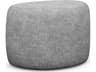 Carlisle Feather Gray Upholstered Ottoman