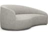 Dana Rock Gray Upholstered Chaise