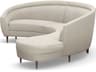 Capri Beige Upholstered Sectional Sofa