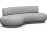 Nuage Feather Gray Upholstered Sofa