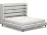 Ornette Gray Hardwood Upholstered King Platform Bed