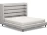 Ornette Gray Hardwood Upholstered King Platform Bed