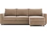 Neah Halifax Wicker Brown Upholstered Sofa Bed