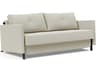 Cubed Upholstered Sofa Bed Modern Convertible Sleeper