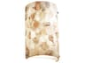 Alabaster Rocks 2-Light Bronze Wall Sconce