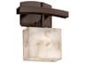 Alabaster Rocks 1-Light Bronze Wall Sconce