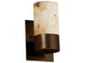 Alabaster Rocks 1-Light Bronze Wall Sconce