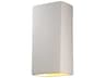 Ambiance 2-Light White Wall Sconce