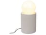 Portable Pillar Gray Table Lamp