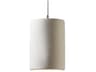Radiance 1-Light White Cylinder Mini Pendant