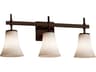 Clouds 3-Light Bronze Vanity Light