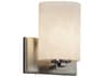 Clouds 1-Light Nickel Wall Sconce
