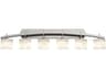 Clouds 6-Light Nickel Vanity Light