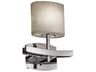 Clouds 1-Light Chrome Wall Sconce