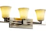 Clouds 3-Light Nickel Vanity Light
