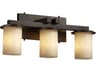 Clouds 3-Light Bronze Vanity Light