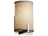 Textile Nickel Wall Sconce
