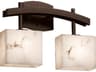 Lumenaria 2-Light Bronze Vanity Light