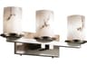 Lumenaria 3-Light Nickel Vanity Light