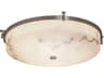 Lumenaria Nickel LED Round Flush Mount