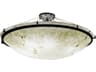 Lumenaria 8-Light Black Bowl Semi Flush Mount