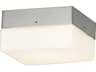Fusion Brushed Nickel Glass LED Flush Mount