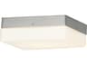 Fusion Brushed Nickel Glass LED Flush Mount