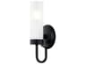 Fusion Anchor 1-Light Matte Black Wall Sconce