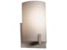Fusion Nickel Glass Wall Sconce