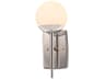 Fusion 1-Light Brass Glass Wall Sconce