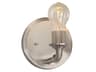 1-Light Nickel Wall Sconce