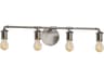 4-Light Nickel Vanity Light