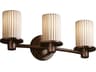 Limoges 3-Light Bronze Vanity Light