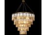 Twilight Twenty-Four-Light Chandelier with Slumped Glass