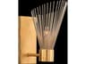 Bonheur 1-Light Gold Leaf Wall Sconce
