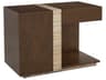 Elwood 1-Drawer Brown Beech Wood Nightstand